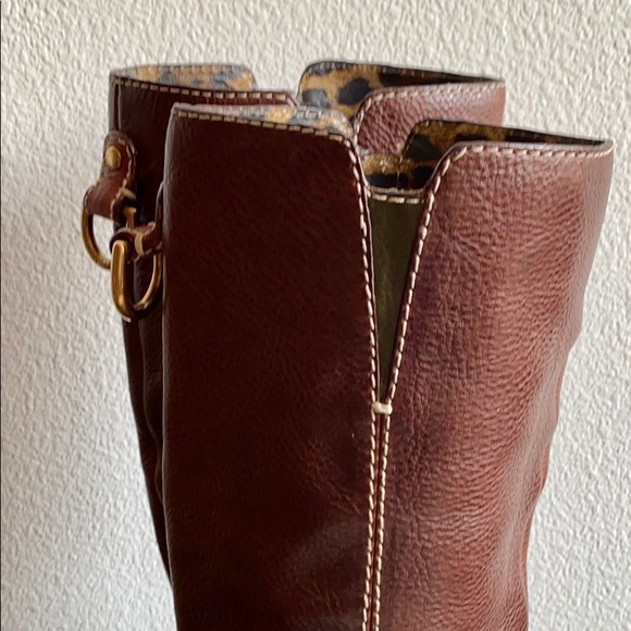 Dolce&Gabbana green, brown and red riding boots - Picture 3 of 14